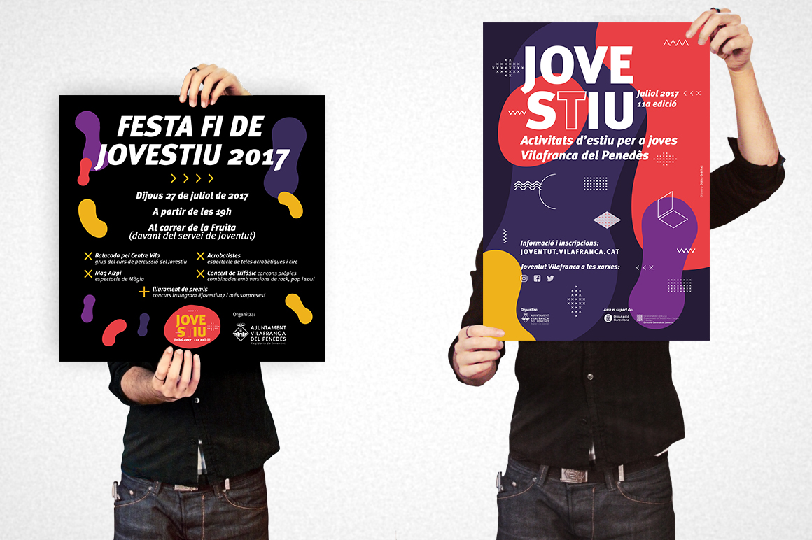 jovestiu festa fi  - JOVESTIU - Disseny gràfic, campanya de publicitat per l'Ajuntament de Vilafranca del Penedès