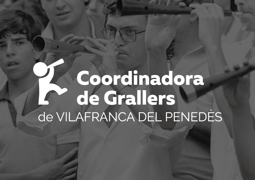 Coordinadora de Grallers Disculpi Studio Logotip Angels Pinyol - COORDINADORA DE GRALLERS DE VILAFRANCA DEL PENEDÈS - Disseny