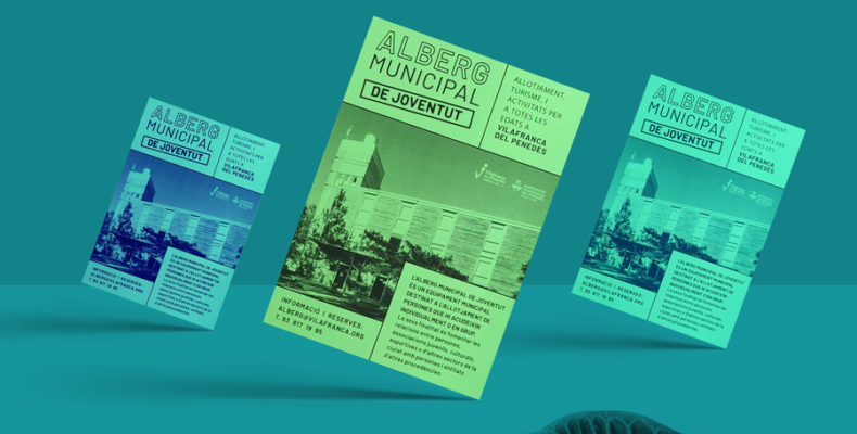 ALBERG MUNICIPAL – Disseny de la imatge gràfica Vilafranca del Penedès
